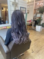 ベルズヘアー(Belle's Hair) ムラサキ系バレイヤージュ