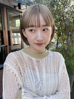 アンバー 池袋(amber)&nbsp;切りっぱなしボブ/美髪/ピンクブラウン[池袋駅]