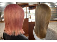 【艶感のあるハイトーンが人気！】ダメージレスなダブルカラーで輝きのあるハイトーンに【ダブルカラー】