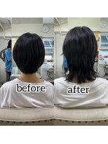 ヘアー アレス(hair ales)&nbsp;ウルフエクステ、ショートウルフ、メンズウルフ、ウルフエクステ