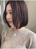 ぱっつんボブ ミニボブ 顎ラインボブ ワンカールヘア♪