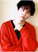 マッシュコンマヘアツイストパーマスパイラルパーマ