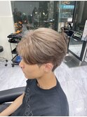 【メンズミルクティーベージュ】くまがい