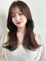 コート 表参道(Cote)&nbsp;Cote 美髪/こっくりベージュカラー/こなれミディ/レイヤーカット
