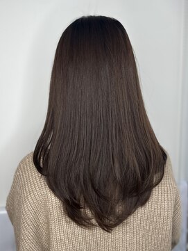 エニー 栄(Any) ワンカールで可愛いレイヤースタイル×マロンブラウン