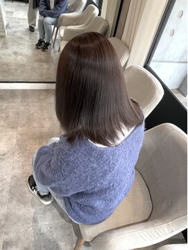 ナンバー ジルバ 立川(N° jillva) 韓国顔まわりレイヤーカット髪質改善透明感カラー20代30代40代