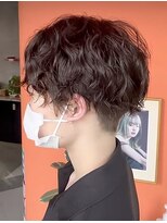 トータルヘアサロンカマダ&nbsp;刈り上げマッシュ スパイラルパーマ