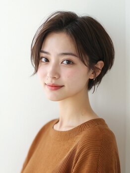 エル 横浜 ウエスト(eL 横浜 west)の写真/"低刺激のカラー剤を使用"大人女性に人気の白髪ぼかしが◎髪に艶を与え透明感のある上品な仕上がりに♪