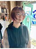 short bob×innerbreach pink
