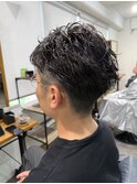 オールバックショートパーマ[志木・新座]