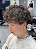 《Agu hair石垣》大人気波巻きシャドウパーマスタイル