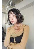 ◎韓国ヘアー顔周りレイヤーおくれ毛前新潟東区松崎ミディアム