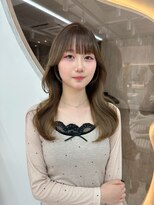 ロンドルピナス 小倉(Lond Lupinus) ミディアムヘア暗めカラー/デザインカラー/フェイスフレーミング