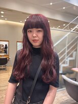 テテ ニコ(tete nico)&nbsp;【大前晴奈】チェリーレッド/ブリーチなしダブルカラー