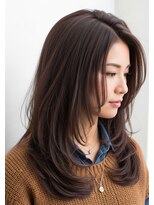 アントワープトーキョー(antwerp TOKYO)&nbsp;ロングサイドレイヤー30代40代50代髪質改善透明感ブラウン