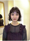 ◎パーマ/オン眉/レイヤー/ボブ/ココアベージュ/小顔/大宮駅