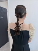 タイト編みおろしアレンジ