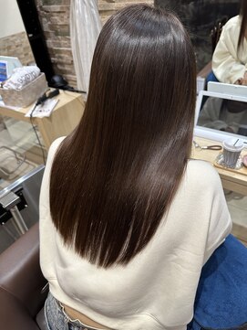 ブレンドバイハピネス(Blend by happiness) 髪質改善トリートメントストレートロングレイヤー20代30代40代