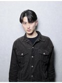 曲がる縮毛矯正シースルーセンターパート