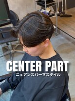 オーバー 町田店(OVER)&nbsp;ニュアンスパーマ×センターパート