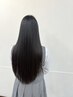 極ツヤ縮毛矯正＋グロスカラー＋デザインカット＋COTA（コタ）シャンプー