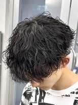 オーバル ジングウマエ(OVARL jingumae)&nbsp;波巻きシャドウパーマラウンドマッシュ