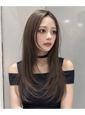 レイヤーカットハイレイヤー顔周りカット韓国風レイヤー髪質改善