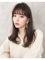 アン 流山おおたかの森コトエ店(un) ◆小顔前髪/ゆるふわロング【ミルクブラウン/ダークパープル】