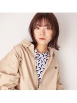 アッシュ 本牧店(Ash)&nbsp;顔周りレイヤー×外ハネボブ