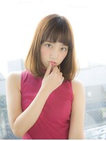 サロンドミルク 原宿(salon de MiLK)&nbsp;【salon de MiLK 原宿】大人かわいい透け感バングボブ