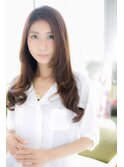 毛先ゆるまきスタイル