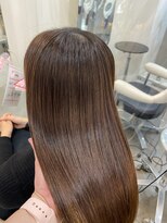インデックスヘアー 錦糸町店(in'dex hair) 髪質改善グレージュカラーカーキベージュレイヤーロング錦糸町