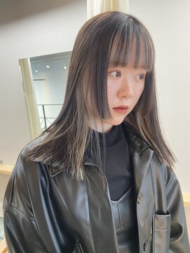 ヌープヘアーアイス(NUUP.hair ici) インナーカラー×ロングウルフ