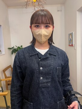 トネリコ(toneriko) ワイドバングの切りっぱなし