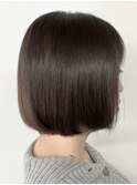 【小顔補正立体カット】ショートボブ×暗髪/新越谷 南越谷
