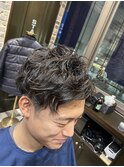 スパイラルパーマ/ニュアンスパーマ/マッシュ<理容室>[メンズ]