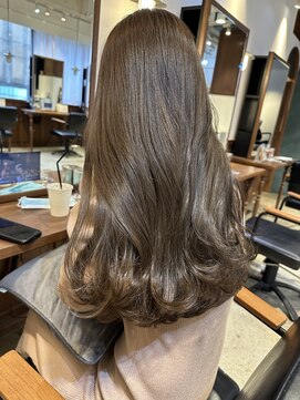 シェノン サントル(CHAINON CENTRE) 前髪/マチルダボブ/ピンクベージュ/インナーグレージュ