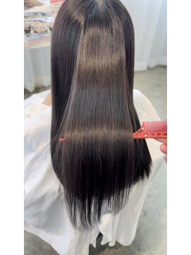 ツイギー 千舟店(TWiGGY) ダークグレージュの髪質改善ケアカラー