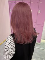 ゲーム バイ アランスミシー 横浜(GAME by Alan Smithee)&nbsp;ダブルカラーピンクベージュケアブリーチハイトーン髪質改善