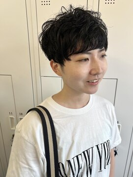 クリアーオブヘアー 池下店(clear OF HAIR) 刈り上げショート/ゆるツイストパーマ