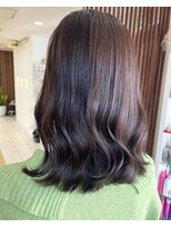 クオリス 上板橋店(QUALIS)&nbsp;大人美人アッシュオリーブショコラアッシュ韓国ヘアモテ髪