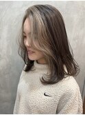 やわらかベージュ/イヤリングカラー