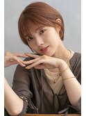 スッキリ丸みショートヘア