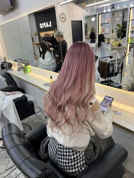 ラピス 千葉(Lapis) 【Lapis千葉今村としき】ピンクハイライト