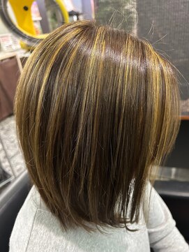 ヘアーブティック アート21ハーツ店 カラーカットウィビング