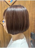 丸みのあるボブ