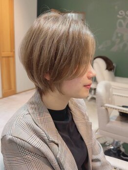 アンリー(Anree)の写真/ [骨格,顔型,髪質etc] 再現性×小顔見せ◆魅力を引き出し上質で似合うショートに。［駐車場あり］