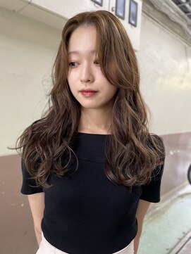 シエル フクオカ(CIEL FUKUOKA) かきあげバング/透明感くすみベージュカラー