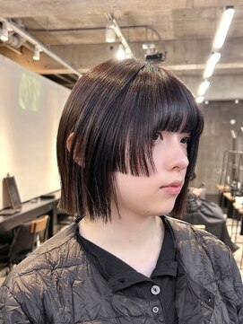 シスタ(SISTA) 切りっぱなしボブ姫カット/黒髪【自由が丘】