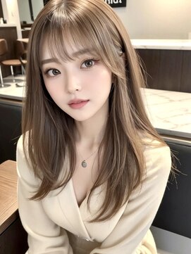 ラベスト キョウト(LOVEST) 【TONO  STYLE 291】☆韓国風ネビージュ×ロングレイヤー☆